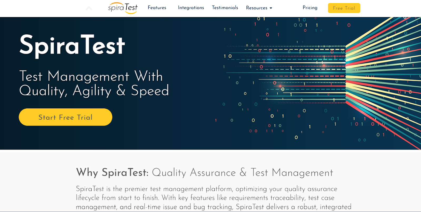 SpiraTest is known as a famous QA and Test management provider
