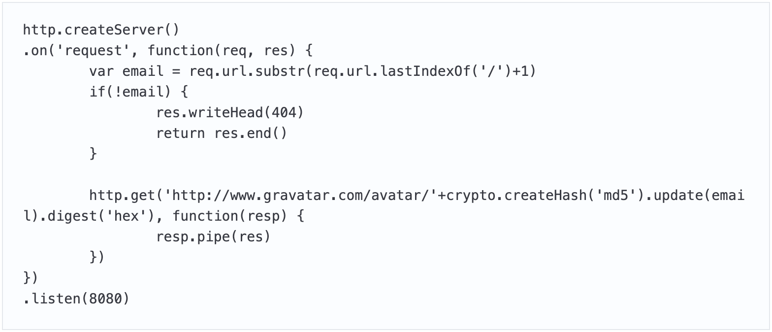 Node.js error 8 - 2